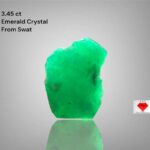 Discover Natural Beauty: 3.45ct Emerald Crystal from Swat Valley