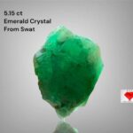 Pure from the Peaks: 5.15ct Swat Emerald Crystal in Natural Green Glory