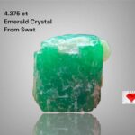 Emerald Geometry 4.375ct Swat Crystal with Bold Color & Balance and colour