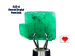 3.05ct Swat Emerald Crystal – Natural Green Elegance in 8.06 x 9.89 x 4.97 mm