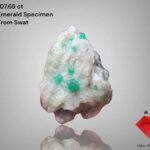 107.65 ct Swat Emerald Specimen – A Large-Scale Natural Crystal Formation