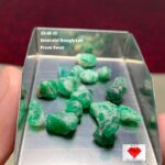 Swat Valley Emeralds: Stunning 33.45 Carat Lot of Raw Gems