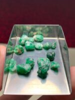 Swat Valley Emeralds: Stunning 33.45 Carat Lot of Raw Gems - Image 5