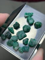 Swat Valley Emeralds: Stunning 33.45 Carat Lot of Raw Gems - Image 11