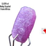 5.970ct Natural Afghan Ruby Crystal: Untreated Gemstone