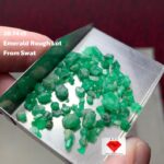 Emerald Elegance: 28.74-Carat Rough Gemstone from Swat’s Hidden Mines