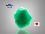 Brilliant 3.65 ct Emerald Crystal from Swat (9.83 × 9.10 × 5.12 mm) – A Natural Treasure