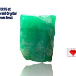 Untamed Elegance: 13.45ct Swat Emerald Crystal with Vivid Natural Color