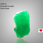 Sleek and Stunning: A 4.00 ct Emerald Crystal from Swat, Pakistan