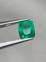 1.17ct Cushion Cut Panjshir Emerald – A Rare Blend of Elegance and Origin - Image 4