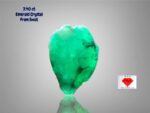 Swat Emerald Crystal – 3.40 ct Raw Gemstone, Pakistan