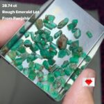 28.74ct Emerald Rough Lot – Exquisite Panjshir Emeralds