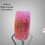 6.175ct African Ruby Crystal – Natural Untreated (12.07 × 6.16 × 5.60 mm)