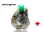 82.29ct Swat Emerald Specimen – Flat-Form Crystal with Vivid Color