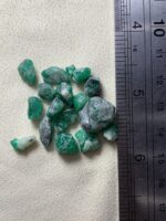 42.90ct Swat Emerald Rough Lot – Large, Richly Colored Natural Crystal - Image 2