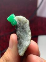 82.29ct Swat Emerald Specimen – Flat-Form Crystal with Vivid Color - Image 3