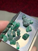 42.90ct Swat Emerald Rough Lot – Large, Richly Colored Natural Crystal - Image 4
