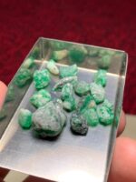 42.90ct Swat Emerald Rough Lot – Large, Richly Colored Natural Crystal - Image 5
