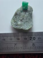 82.29ct Swat Emerald Specimen – Flat-Form Crystal with Vivid Color - Image 9
