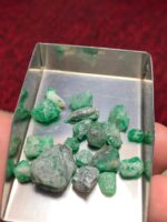 42.90ct Swat Emerald Rough Lot – Large, Richly Colored Natural Crystal - Image 9