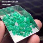 46.25 Carat Swat Valley Emerald Rough Lot – Natural and Untreated
