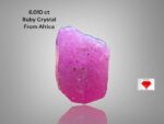 Natural African Ruby Crystal (6.010ct) – Untreated and Radiant