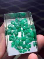 46.25 Carat Swat Valley Emerald Rough Lot – Natural and Untreated - Image 5