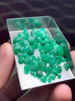 46.25 Carat Swat Valley Emerald Rough Lot – Natural and Untreated - Image 9