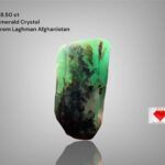 Monumental Green: 38.50 Carat Emerald Crystal from Laghman, Afghanistan