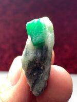 56.10ct Swat Emerald Specimen – Compact Crystal with Vivid Color and Natural Form - Image 3