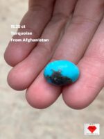 Statement Afghan Turquoise Cabochon – 15.25 Carats of Bold Beauty