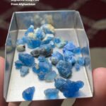 35.55ct A Slender and Vibrant Afghanite Rough Lot