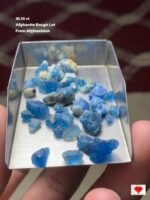 35.55ct A Slender and Vibrant Afghanite Rough Lot