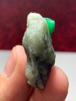 56.10ct Swat Emerald Specimen – Compact Crystal with Vivid Color and Natural Form - Image 5