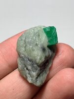 56.10ct Swat Emerald Specimen – Compact Crystal with Vivid Color and Natural Form - Image 6