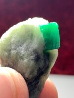 56.10ct Swat Emerald Specimen – Compact Crystal with Vivid Color and Natural Form - Image 7