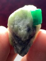 56.10ct Swat Emerald Specimen – Compact Crystal with Vivid Color and Natural Form - Image 8