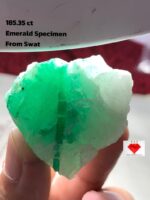 Majestic 185.35ct Emerald Specimen from Swat – A Collector’s Dream