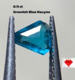 Discover the Allure of a 0.11 ct Greenish-Blue Gemstone: A Subtle Beauty