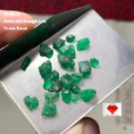 15.40ct Emerald Rough Lot – Pure Swat Valley Origins