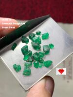 15.40ct Emerald Rough Lot – Pure Swat Valley Origins
