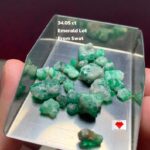34.05ct Swat Emerald Rough Lot – Vibrant Natural Crystal with Strong Presence