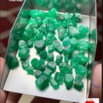 48.17 Carat Swat Emerald Rough Lot – Natural Green Gemstone