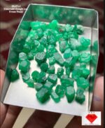 48.17 Carat Swat Emerald Rough Lot – Natural Green Gemstone