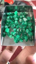 48.17 Carat Swat Emerald Rough Lot – Natural Green Gemstone - Image 2