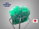 5.315ct Swat Emerald Crystal – Natural Green Clarity in Raw Form
