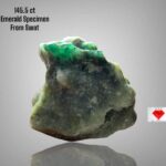 145.5ct Swat Emerald Specimen – Massive Natural Crystal with Exceptional Dimensions