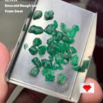 22.75ct Swat Emerald Rough Lot – Natural Elegance in Every Crystal