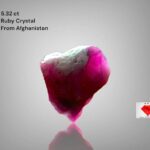 5.32ct Afghan Ruby Crystal: Natural Gemstone, Collector Stone