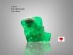 Captivating Green: A 2.45ct Emerald Crystal from Swat Valley